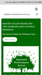 Mobile Screenshot of fanwoodperformanceseries.org